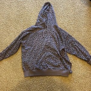 American Eagle Cheetah Print Sweatshirt